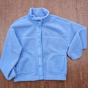 Light Blue Fleece Jacket
